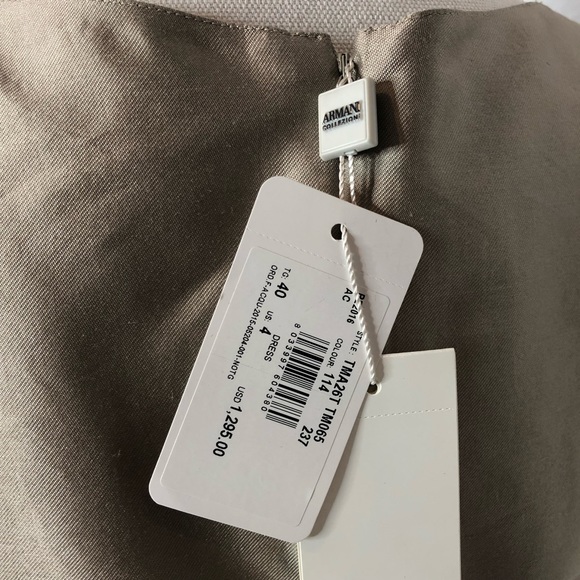 NWT Armani Collezioni silk dress - Picture 5 of 5